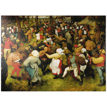 puzzleplate The Wedding Dance in the open air, 1566, by Pieter Bruegel the Elder 1000 Jigsaw Puzzle
