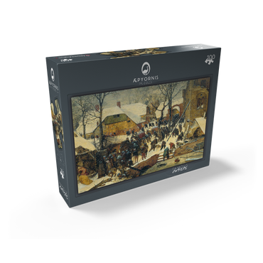 The Adoration of the Kings in the Snow 1567 by Pieter Bruegel the Elder 100 Jigsaw Puzzle box view1