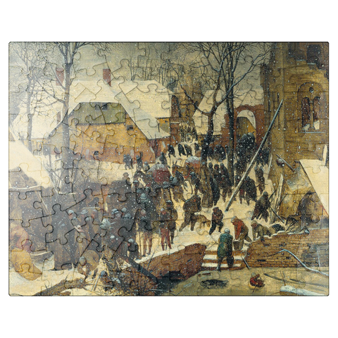 puzzleplate The Adoration of the Kings in the Snow 1567 by Pieter Bruegel the Elder 100 Jigsaw Puzzle
