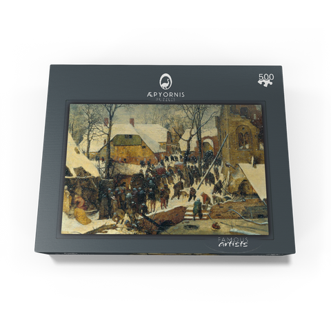 The Adoration of the Kings in the Snow 1567 by Pieter Bruegel the Elder 500 Jigsaw Puzzle box view1