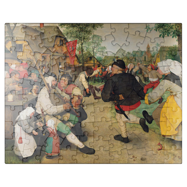 puzzleplate The Peasant Dance 1568 by Pieter Bruegel the Elder 100 Jigsaw Puzzle
