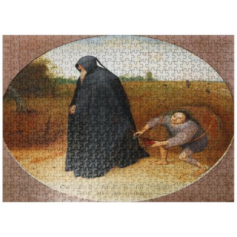 puzzleplate Misanthrope 1568 by Pieter Bruegel the Elder 500 Jigsaw Puzzle
