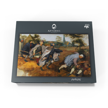 Parable of the Blind 1568 by Pieter Bruegel the Elder 100 Jigsaw Puzzle box view1