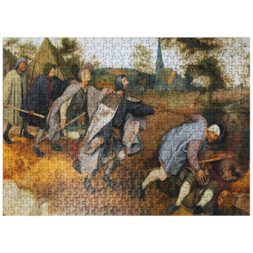 puzzleplate Parable of the Blind 1568 by Pieter Bruegel the Elder 500 Jigsaw Puzzle