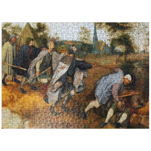 puzzleplate Parable of the Blind 1568 by Pieter Bruegel the Elder 500 Jigsaw Puzzle