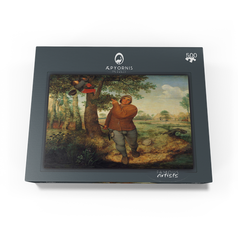 The Peasant and the Birdnester 1568 by Pieter Bruegel the Elder 500 Jigsaw Puzzle box view1