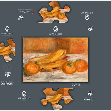 Oranges and Bananas (Oranges et bananes) 1913 by Pierre-Auguste Renoir 500 Jigsaw Puzzle box 3D Modell