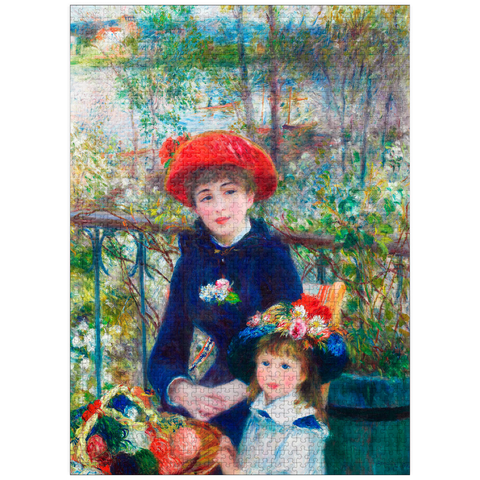 puzzleplate Two Sisters (On the Terrace) (1881) by Pierre-Auguste Renoir 1000 Jigsaw Puzzle