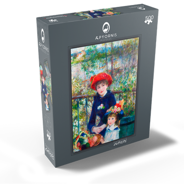 Two Sisters On the Terrace 1881 by Pierre-Auguste Renoir 500 Jigsaw Puzzle box view1