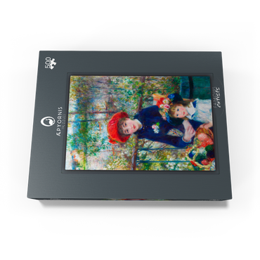 Two Sisters On the Terrace 1881 by Pierre-Auguste Renoir 500 Jigsaw Puzzle box view1