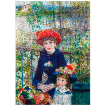 puzzleplate Two Sisters On the Terrace 1881 by Pierre-Auguste Renoir 500 Jigsaw Puzzle