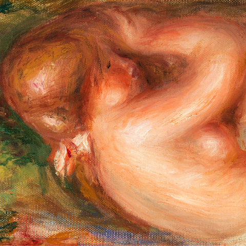 Nude Torso of Young Girl (Torse nu de jeune fille) 1910-1912 by Pierre-Auguste Renoir 100 Jigsaw Puzzle 3D Modell
