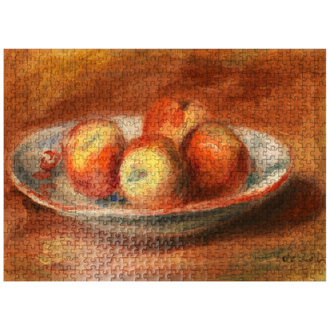 puzzleplate Apples 1914 by Pierre-Auguste Renoir 500 Jigsaw Puzzle