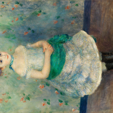Portrait of Jeanne Durand-Ruel (Portrait de Mlle. J.) (1876) by Pierre-Auguste Renoir 1000 Jigsaw Puzzle 3D Modell