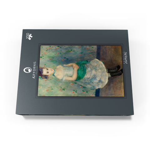 Portrait of Jeanne Durand-Ruel (Portrait de Mlle. J.) 1876 by Pierre-Auguste Renoir 100 Jigsaw Puzzle box view1