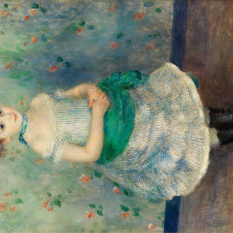 Portrait of Jeanne Durand-Ruel (Portrait de Mlle. J.) 1876 by Pierre-Auguste Renoir 100 Jigsaw Puzzle 3D Modell
