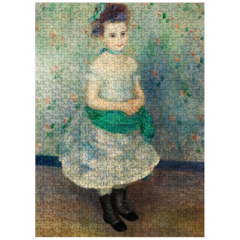 puzzleplate Portrait of Jeanne Durand-Ruel (Portrait de Mlle. J.) 1876 by Pierre-Auguste Renoir 500 Jigsaw Puzzle