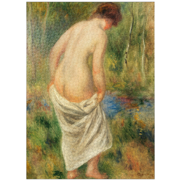 puzzleplate After the Bath (Après le bain) (1901) by Pierre-Auguste Renoir 1000 Jigsaw Puzzle