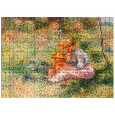 puzzleplate Woman and Child in the Grass (Femme avec enfant sur lherbe) 1898 by Pierre-Auguste Renoir 500 Jigsaw Puzzle