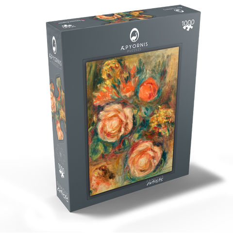 Bouquet of Roses (Bouquet de roses) (1900) by Pierre-Auguste Renoir 1000 Jigsaw Puzzle box view1