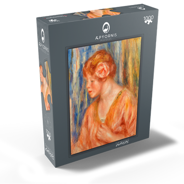 Young Woman with Rose (Jeune fille Ã la rose) (1917) by Pierre-Auguste Renoir 1000 Jigsaw Puzzle box view1