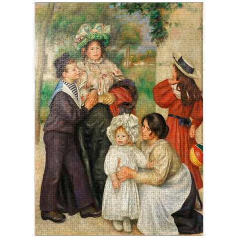 puzzleplate The Artist's Family (La Famille de l'artiste) (1896) by Pierre-Auguste Renoir 1000 Jigsaw Puzzle
