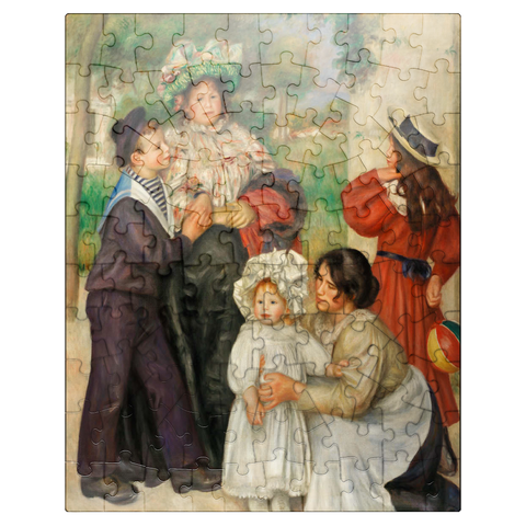 puzzleplate The Artists Family (La Famille de lartiste) 1896 by Pierre-Auguste Renoir 100 Jigsaw Puzzle