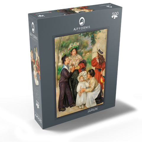 The Artists Family (La Famille de lartiste) 1896 by Pierre-Auguste Renoir 500 Jigsaw Puzzle box view1