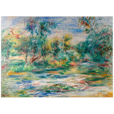 puzzleplate Landscape (Paysage) (1917) by Pierre-Auguste Renoir 1000 Jigsaw Puzzle