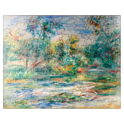 puzzleplate Landscape (Paysage) 1917 by Pierre-Auguste Renoir 100 Jigsaw Puzzle