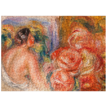 puzzleplate Roses and Small Nude (Roses et petit nu) 1916 by Pierre-Auguste Renoir 500 Jigsaw Puzzle