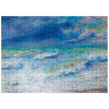 puzzleplate Seascape 1897 by Pierre-Auguste Renoir 500 Jigsaw Puzzle