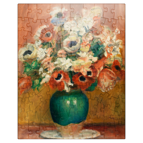 puzzleplate Flowers (Fleurs) 1885 by Pierre-Auguste Renoir 100 Jigsaw Puzzle