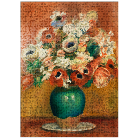 puzzleplate Flowers (Fleurs) 1885 by Pierre-Auguste Renoir 500 Jigsaw Puzzle