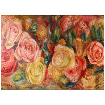 puzzleplate Roses (1912) by Pierre-Auguste Renoir 1000 Jigsaw Puzzle
