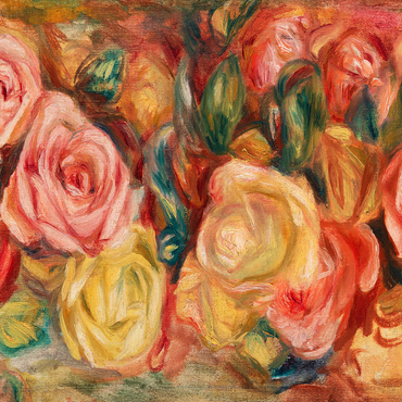 Roses (1912) by Pierre-Auguste Renoir 1000 Jigsaw Puzzle 3D Modell