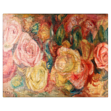 puzzleplate Roses 1912 by Pierre-Auguste Renoir 100 Jigsaw Puzzle