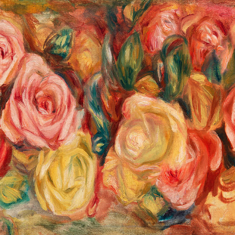 Roses 1912 by Pierre-Auguste Renoir 100 Jigsaw Puzzle 3D Modell
