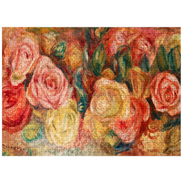 puzzleplate Roses 1912 by Pierre-Auguste Renoir 500 Jigsaw Puzzle