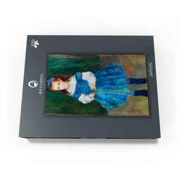 Girl with a Jump Rope (Portrait of Delphine Legrand) 1876 by Pierre-Auguste Renoir 100 Jigsaw Puzzle box view1