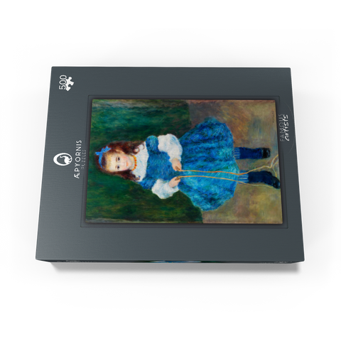 Girl with a Jump Rope (Portrait of Delphine Legrand) 1876 by Pierre-Auguste Renoir 500 Jigsaw Puzzle box view1