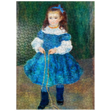 puzzleplate Girl with a Jump Rope (Portrait of Delphine Legrand) 1876 by Pierre-Auguste Renoir 500 Jigsaw Puzzle