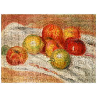 puzzleplate Apples Orange and Lemon (Pommes oranges et citrons) 1911 by Pierre-Auguste Renoir 500 Jigsaw Puzzle