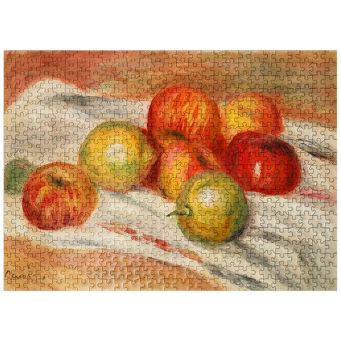 puzzleplate Apples Orange and Lemon (Pommes oranges et citrons) 1911 by Pierre-Auguste Renoir 500 Jigsaw Puzzle