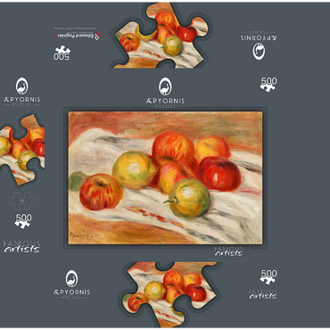 Apples Orange and Lemon (Pommes oranges et citrons) 1911 by Pierre-Auguste Renoir 500 Jigsaw Puzzle box 3D Modell