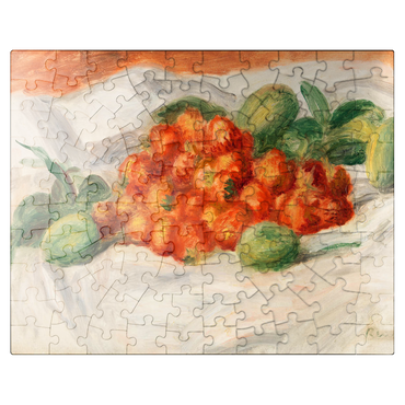 puzzleplate Strawberries and Almonds (Fraises et amandes) 1897 by Pierre-Auguste Renoir 100 Jigsaw Puzzle