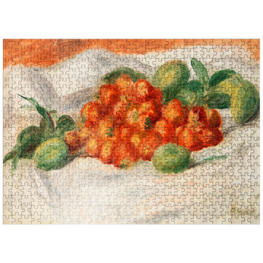 puzzleplate Strawberries and Almonds (Fraises et amandes) 1897 by Pierre-Auguste Renoir 500 Jigsaw Puzzle