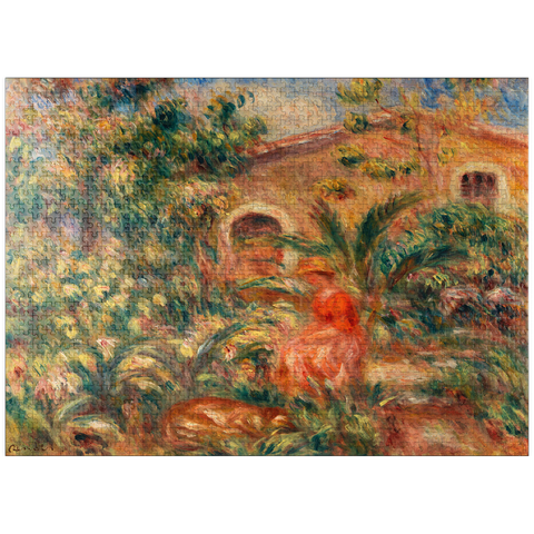 puzzleplate Farmhouse (La Ferme) (1917) by Pierre-Auguste Renoir 1000 Jigsaw Puzzle
