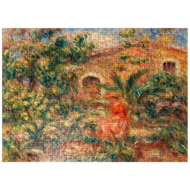 puzzleplate Farmhouse (La Ferme) 1917 by Pierre-Auguste Renoir 500 Jigsaw Puzzle