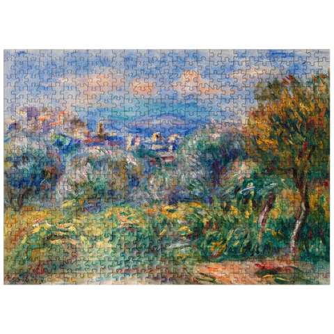 puzzleplate Landscape (Paysage) 1917 by Pierre-Auguste Renoir 500 Jigsaw Puzzle